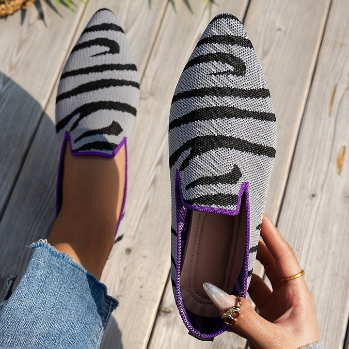 Nora™ | Mocasín Cebra