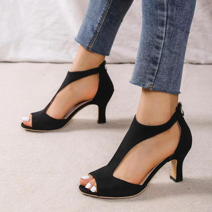 Ariana - Sandalias de tacón con tira al tobillo