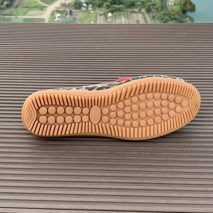 Aimee™ | Mocasín Leopardo Rojo