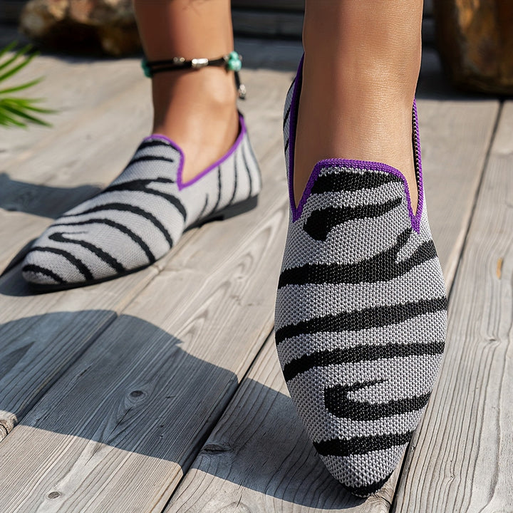 Nora™ | Mocasín Cebra