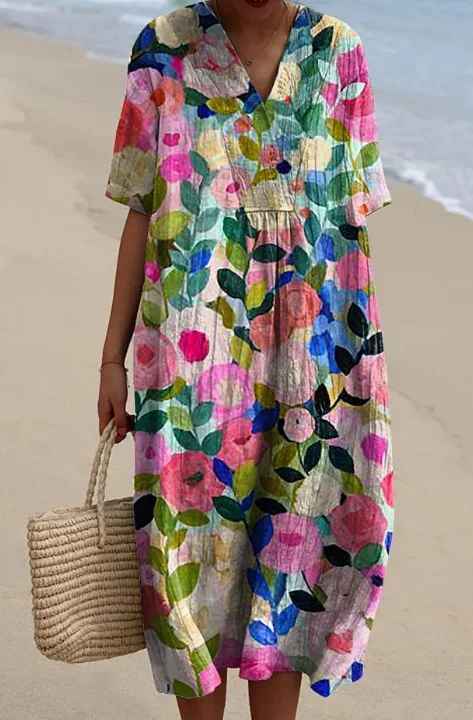 Vestido estampado brisa de verano