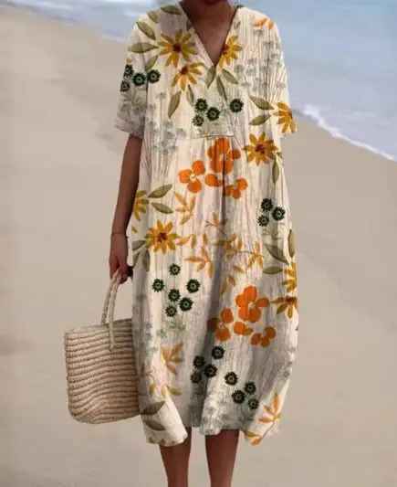 Vestido estampado brisa de verano