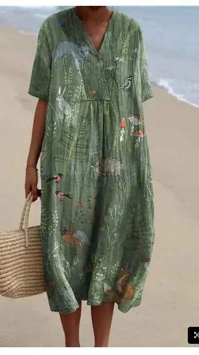 Vestido estampado brisa de verano