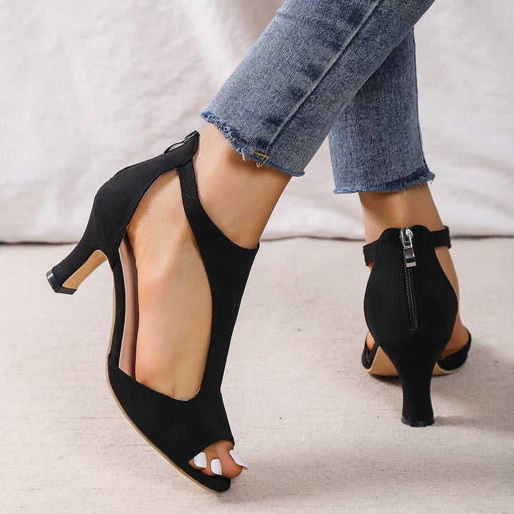Ariana - Sandalias de tacón con tira al tobillo