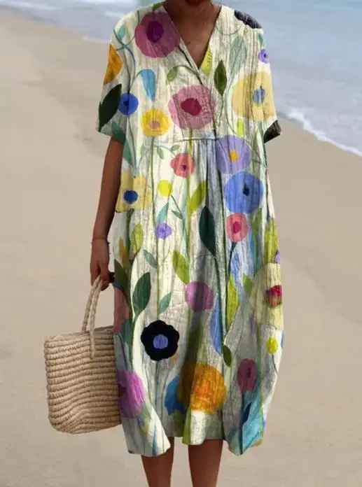 Vestido estampado brisa de verano