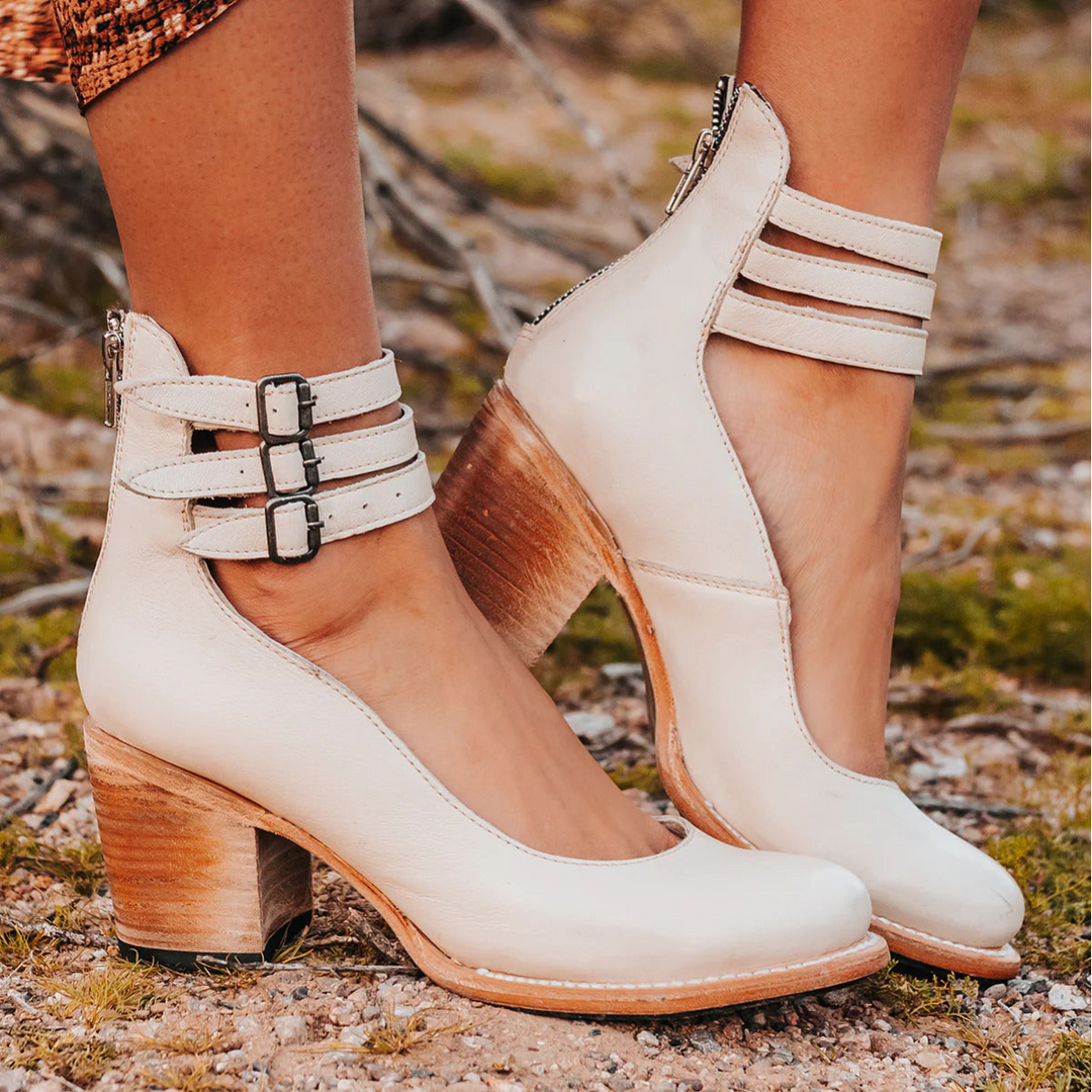 Ginevra™ | Zapatos de tacón con múltiples correas y tacón grueso