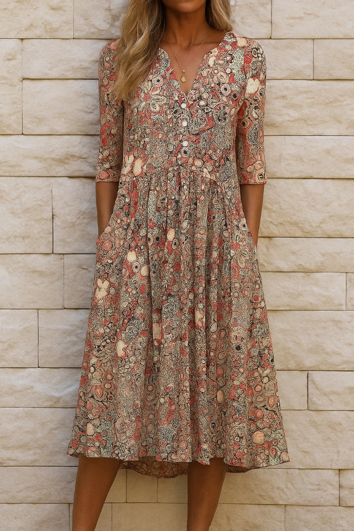 Olivia™ | Vestido Elegante y Cómodo con Escote en V