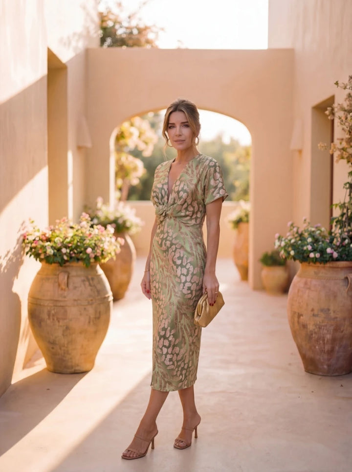 Calandra™ | Vestido elegante que estiliza tu figura sin esfuerzo