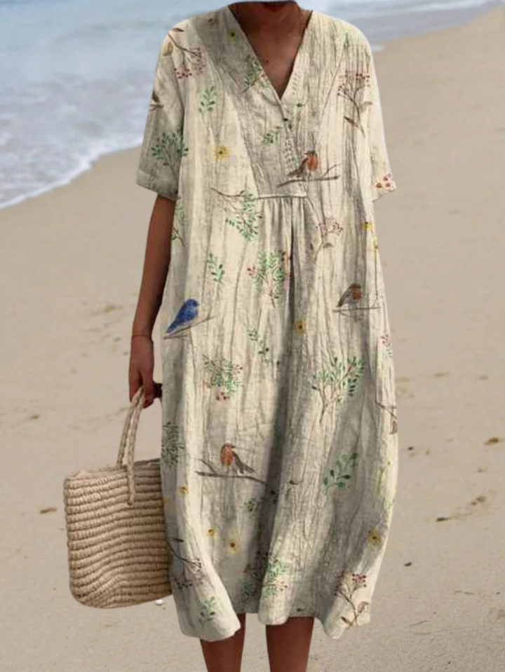 Vestido estampado brisa de verano