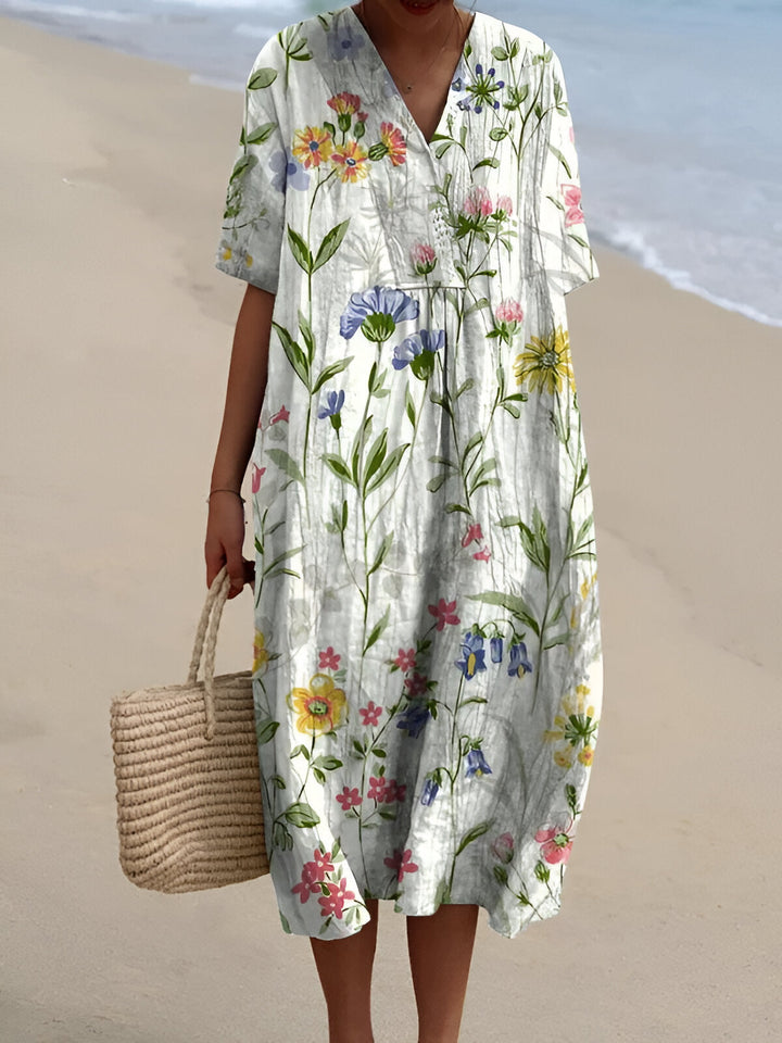 Vestido estampado brisa de verano