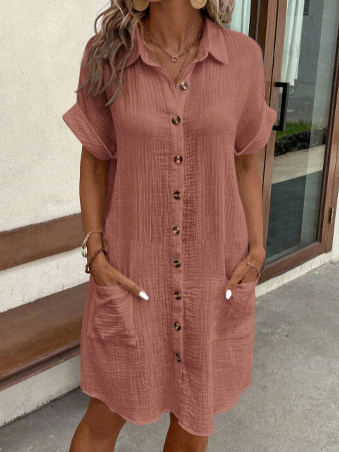 CELEST™ | Vestido tipo polo con clase