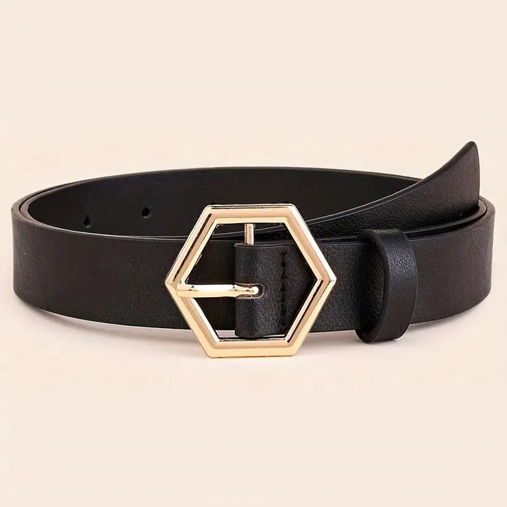 Cinturón de cuero clásico para dama – Línea Elegante