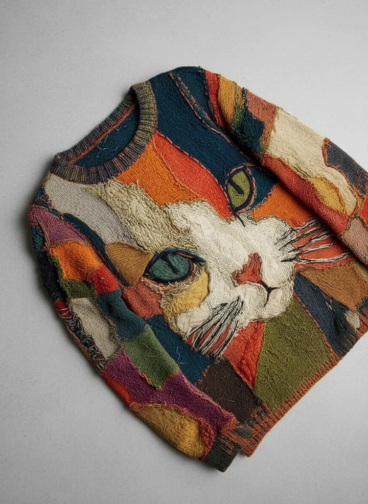 Zaira™ | Top artístico con gato