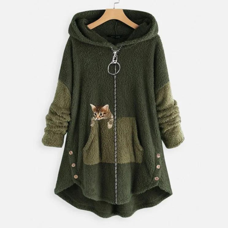 Vanda | Chaqueta cálida y suave, tan acogedora como un oso de peluche