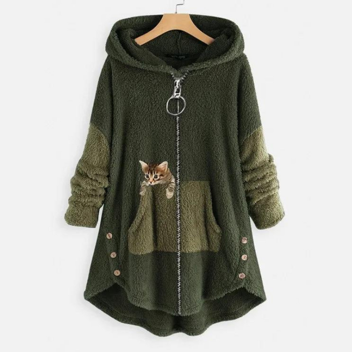 Vanda | Chaqueta cálida y suave, tan acogedora como un oso de peluche
