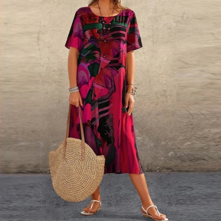 VESTIDO DISEÑO CONTEMPORANEO ARTISTICO