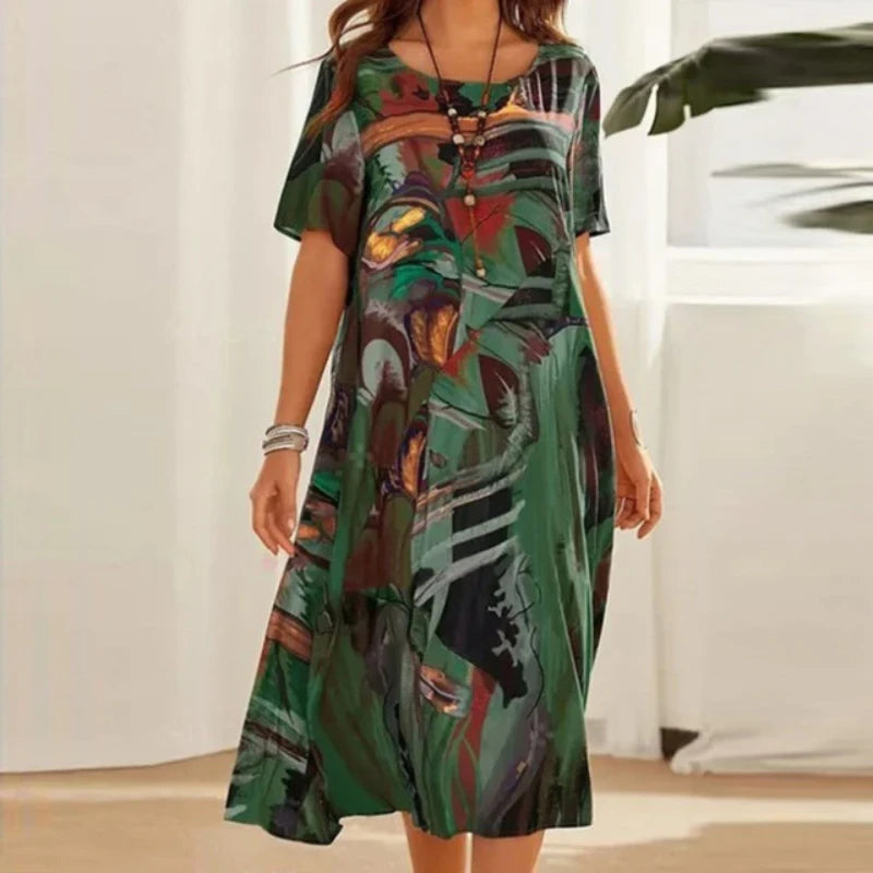 VESTIDO DISEÑO CONTEMPORANEO ARTISTICO
