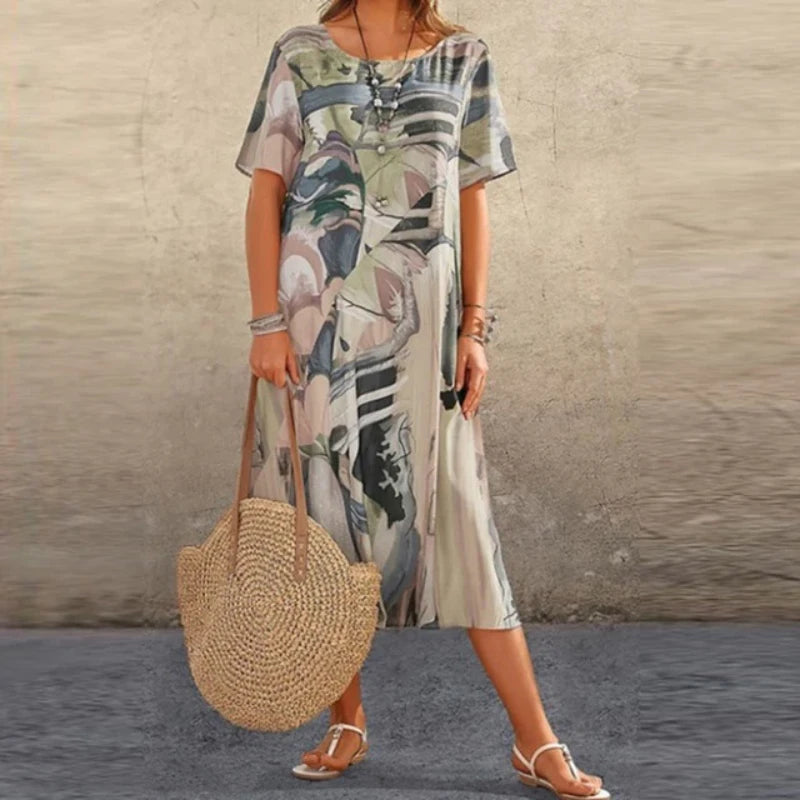 VESTIDO DISEÑO CONTEMPORANEO ARTISTICO