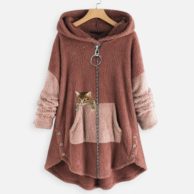 Vanda | Chaqueta cálida y suave, tan acogedora como un oso de peluche