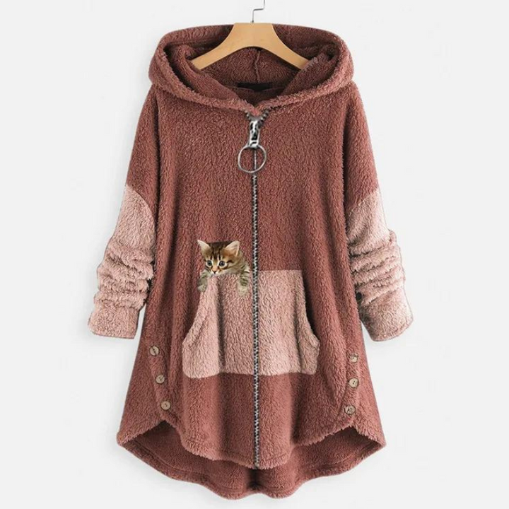 Vanda | Chaqueta cálida y suave, tan acogedora como un oso de peluche