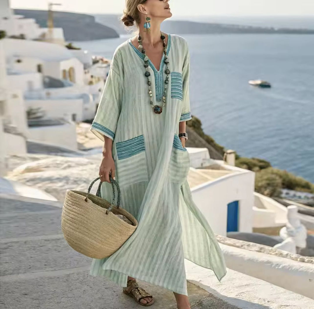 Vestido estampado brisa de verano