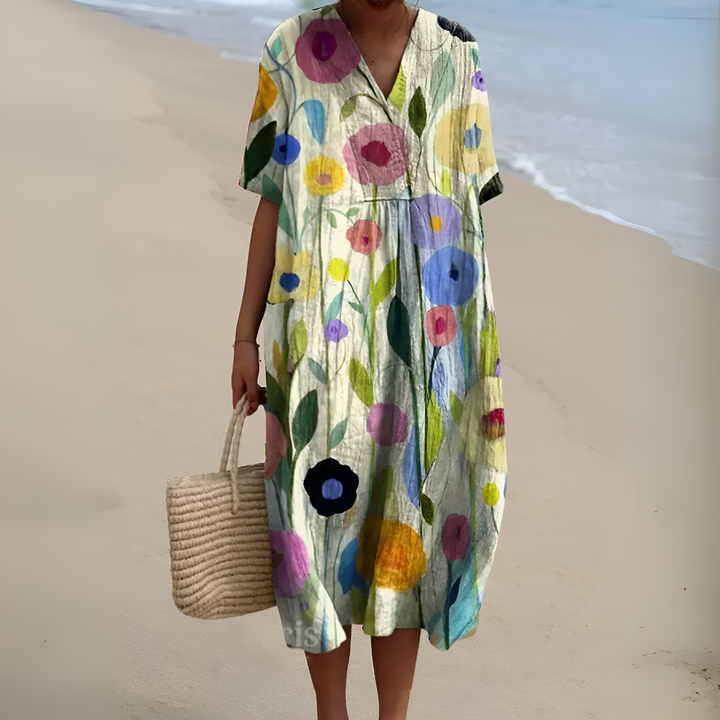 Vestido estampado brisa de verano